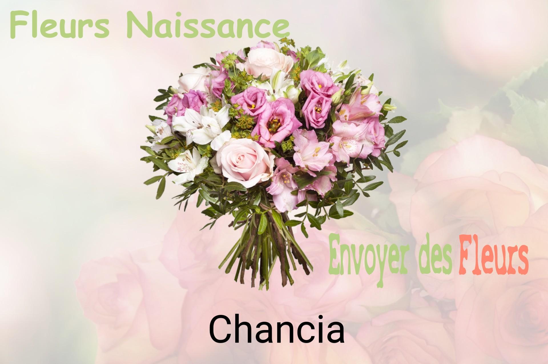 Bouquet de fleurs de naissance livré à Chancia